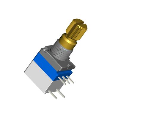 PCB Lug Terminal Type Rotary Potentiometer Offering Shaft Length 6mm to 20mm Normal or Customized and Rotational Life 10